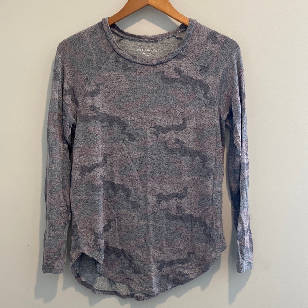 Purple Camo long sleeve